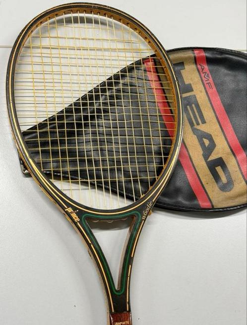 Raquette tennis 4 1/2 Prince Woodie graphite + housse L4, Sports & Fitness, Tennis, Comme neuf, Raquette, Prince, L4, Enlèvement ou Envoi