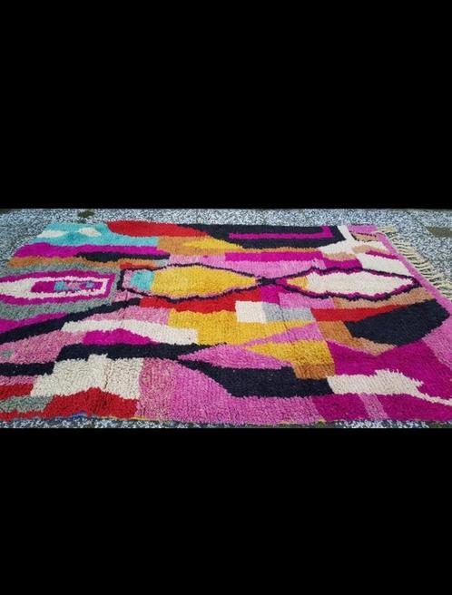 Handgemaakt Berber tapijt - Zuivere wol, Huis en Inrichting, Stoffering | Tapijten en Vloerkleden, Zo goed als nieuw, Ophalen
