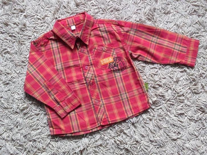 ★ M86 - Hemd, Kinderen en Baby's, Babykleding | Maat 86, Gebruikt, Jongetje, Overhemdje of Bloesje, Ophalen of Verzenden