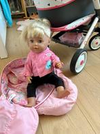 Baby born pop + buggy + haba kastje, Kinderen en Baby's, Speelgoed | Poppen, Ophalen, Gebruikt