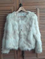 Prachtig imitatie bont jasje large., Kleding | Dames, Wit, Maat 42/44 (L), Ophalen of Verzenden, Zo goed als nieuw