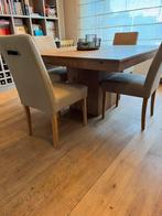 Eettafel met 4 stoelen, Huis en Inrichting, Ophalen, Zo goed als nieuw
