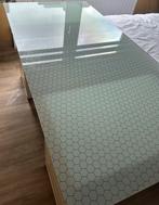 Dubbel glazen blad met patroon, Maison & Meubles, Pièces pour table, Dessus de la table, 100 à 150 cm, Rectangulaire, 50 à 100 cm