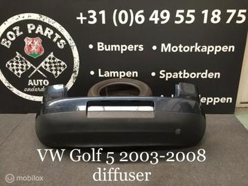 VW Golf 5 achterbumper met diffuser 2003-2008 origineel