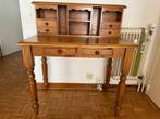 Houten secretaressebureau — vintage/rustieke stijl, Ophalen, Zo goed als nieuw