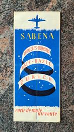 Luchtroute Sabena Brussels Basel Zürich Zürich (eind jaren 4, Ophalen of Verzenden, Zo goed als nieuw