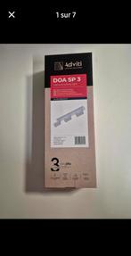 Plafonnier 3 spots orientable, Neuf, Enlèvement ou Envoi, Spot encastrable ou Spot mural, Métal ou Aluminium