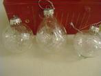 Ensemble de 3 boules de Noël en verre ,, Enlèvement ou Envoi, Neuf