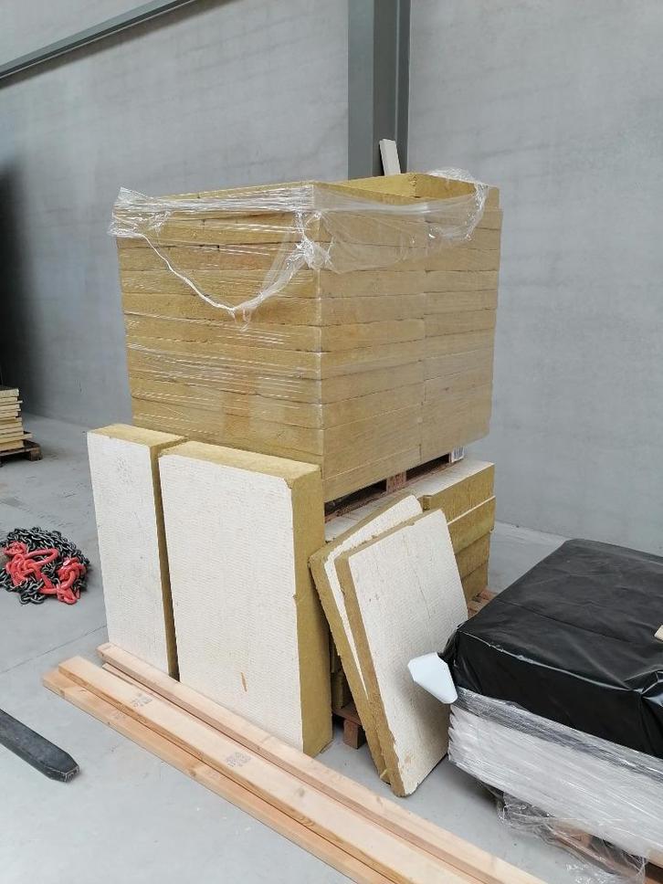 Rockwool Rhinoxx (lot +/- 13m³), Doe-het-zelf en Bouw, Isolatie en Afdichting, Nieuw, Dakisolatie, Steenwol, Ophalen