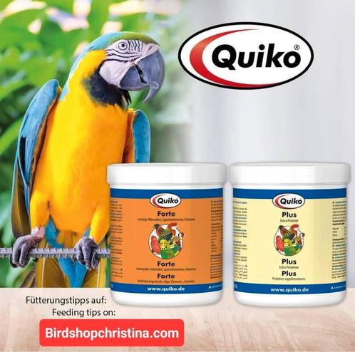 Quiko Plus ( ontwikkeling en weerstand ) 400 Gram, Dieren en Toebehoren, Vogels | Toebehoren, Nieuw, Ophalen of Verzenden