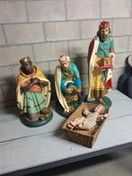 Belles grandes statues de Noël anciennes en plâtre provenant, Enlèvement