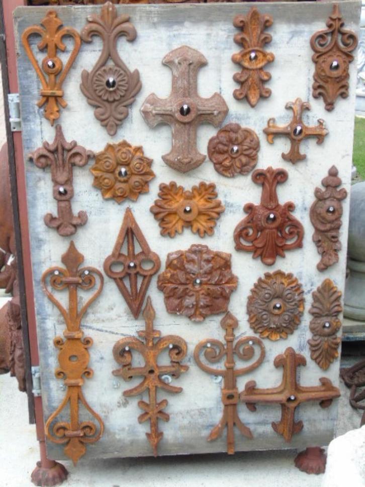 ankergevel, muur, balk, gietijzer, baksteen, grote selectie, Tuin en Terras, Tuinwanddecoratie, Nieuw, Ophalen