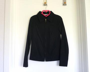 Zwarte stevige zomer jas blazer met rits Maat 36 La Redoute