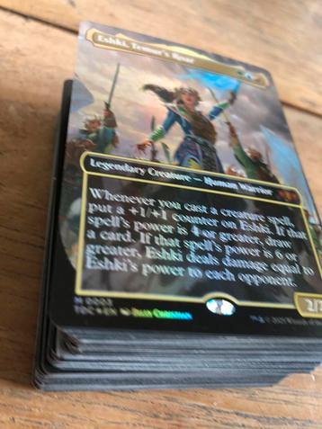 Le deck Magic the Gathering Eshki, Enlèvement ou Envoi, Comme neuf, Deck game, Foil