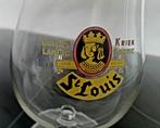 3 oude bolglazen St Louis, Enlèvement, Comme neuf, Verre à bière