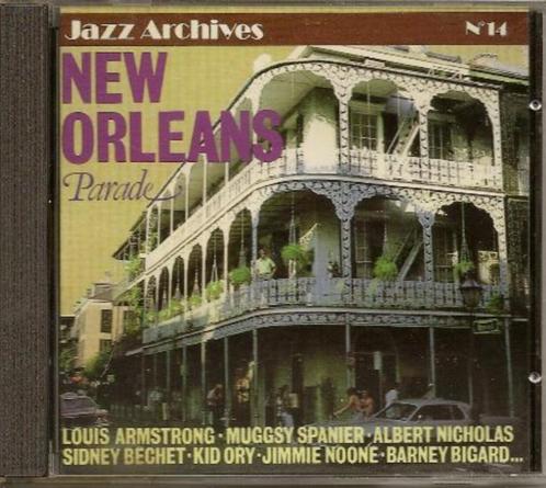 New Orleans Parade -  Louis Armstrong Sidney Bechet  Kid Ory, Cd's en Dvd's, Cd's | Jazz en Blues, Zo goed als nieuw, Jazz en Blues