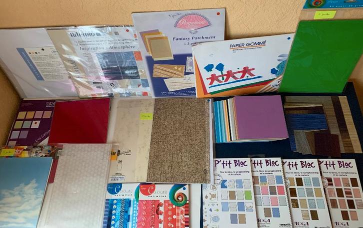 Papiers divers pour scrapbooking, Hobby & Loisirs créatifs, Scrapbooking, Comme neuf, Papier ou Carton, Enlèvement ou Envoi