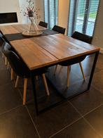 Eettafel steigerhout, Huis en Inrichting, Tafels | Eettafels, Ophalen, 100 tot 150 cm, 200 cm of meer, Zo goed als nieuw