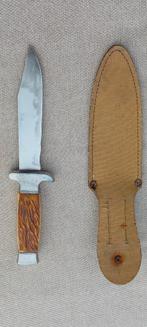 vintage mes met foudraal inox, Verzamelen, Militaria | Algemeen, Ophalen of Verzenden, Overige soorten, Mes of Dolk
