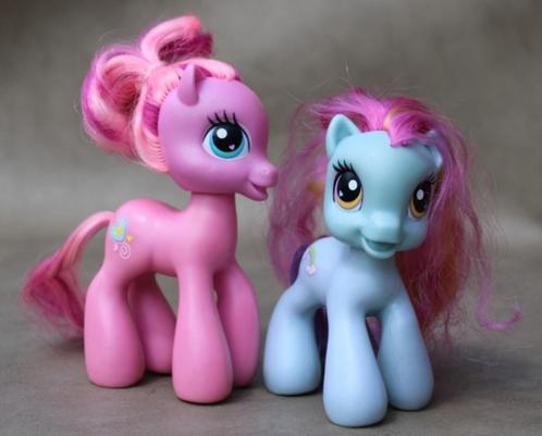 My Little Pony - Rainbow Dash + Mom Pie  (G3.5), Kinderen en Baby's, Speelgoed | My Little Pony, Gebruikt, Ophalen of Verzenden