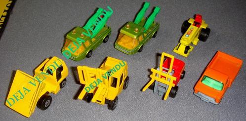 5 véhicules Matchbox vintage, 1972 à 77, Collections, Jouets miniatures, Utilisé, Enlèvement ou Envoi
