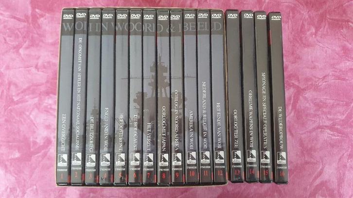 WOII in Woord en Beeld - DVD reeks, CD & DVD, DVD | Documentaires & Films pédagogiques, Comme neuf, Politique ou Histoire, Coffret