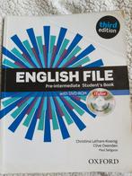 English File pre-intermediate, Livres, Comme neuf, Secondaire, Enlèvement ou Envoi