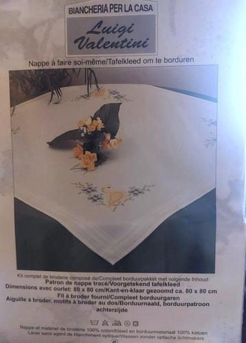 Tafelkleed om zelf te borduren (compleet pakket) (3) beschikbaar voor biedingen