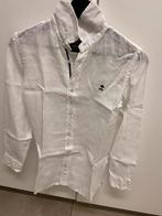 River woods - wit linnen hemd - 12 jaar, Ophalen of Verzenden, Zo goed als nieuw