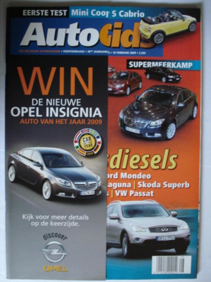 AutoGids 765 Infiniti EX/Subaru Impreza/Mini Cooper S Cabrio, Boeken, Auto's | Folders en Tijdschriften, Zo goed als nieuw, Algemeen