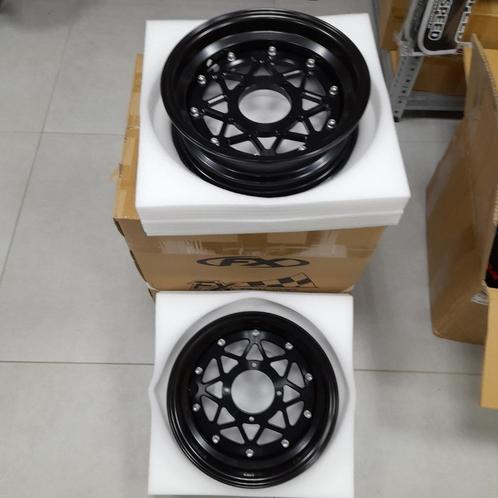 Dax Zwarte 10″ CNC 8-Star Velgen, Fietsen en Brommers, Brommeronderdelen | Algemeen, Nieuw, Overige typen, Ophalen
