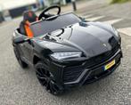 Lamborghini Urus 12v zwart RC - Leer - Rubberbanden - FM, Ophalen of Verzenden, Nieuw