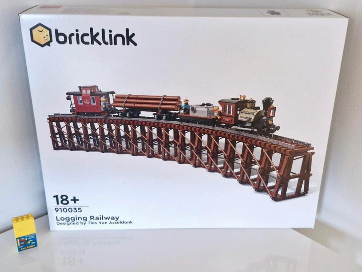 Lego 910035 Bricklink Logging Railway (zeldzaam), Kinderen en Baby's, Speelgoed | Duplo en Lego, Nieuw, Lego, Complete set, Ophalen of Verzenden