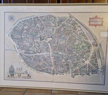 Mechelen stadsplan anno 1984 beschikbaar voor biedingen