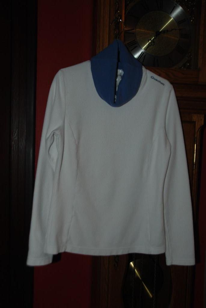 Sportsweater voor dames „Decathlon” in witte fleece M als N, Kleding | Dames, Sportkleding, Zo goed als nieuw, Overige typen, Maat 38/40 (M)