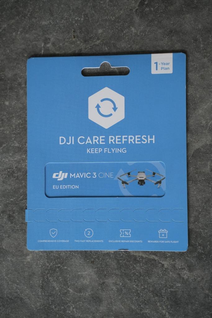 DJI Mavic 3 Cine Care Refresh (1 Jaar), Audio, Tv en Foto, Drones, Nieuw, Ophalen of Verzenden