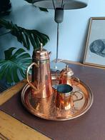 Koperen koffieset, Huis en Inrichting, Ophalen of Verzenden, Zo goed als nieuw