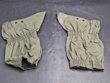 oude groene leger voetbeschermers/getten, jaren 70-80 beschikbaar voor biedingen
