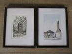 2 x serigrafie van Herentals, Ophalen of Verzenden, Nieuw, Tekening