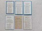 lot van 6 bidprentjes Moerbeke (kindjes), Verzamelen, Ophalen of Verzenden
