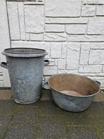 Zinken emmer en tijl, Ophalen