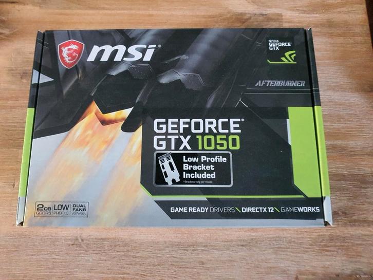 Msi nvidea GTX1050 low profile gddr5, Computers en Software, Videokaarten, GDDR5, HDMI, DisplayPort, DVI, Ophalen