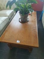 Klassieke houten salontafel  robuust & tijdloos, Huis en Inrichting, Tafels | Salontafels, Ophalen, Gebruikt, 100 tot 150 cm, Eikenhout