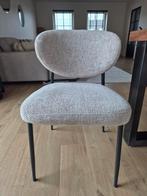 Eetkamerstoelen beige 6 stuks, Huis en Inrichting, Stoelen, Ophalen, Zo goed als nieuw, Zwart