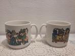 2 mugs Freihof Jagertee  vintage, Utilisé, Enlèvement ou Envoi