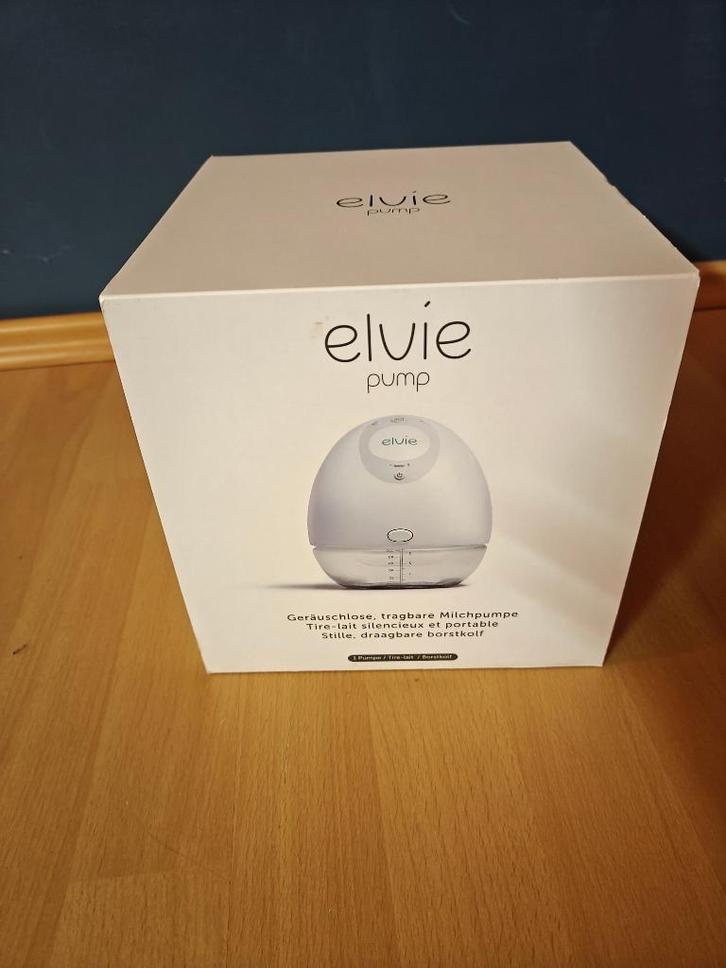 Elvie draagbare borstkolf dubbel + nieuwe motors, Kinderen en Baby's, Babyvoeding en Toebehoren, Zo goed als nieuw, Borstkolf