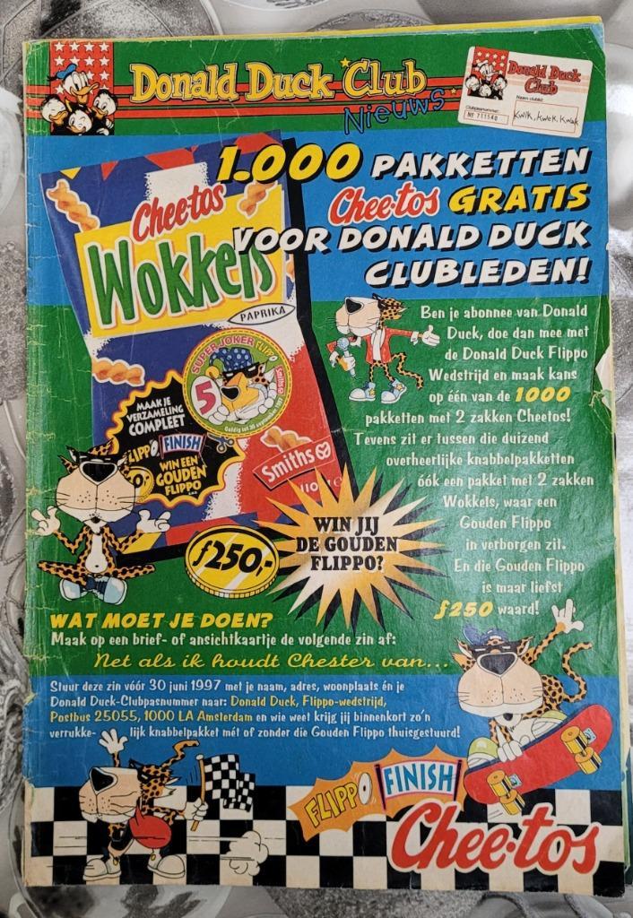 Win jij de gouden Flippo advertentie, verzamel item Cheetos, Verzamelen, Flippo's, Overige typen, Chester Cheetos, Gouden Flippo's