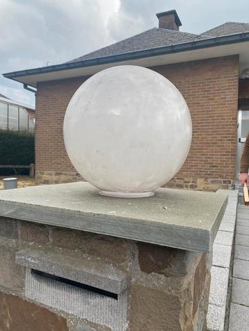 Vroegere Plastieken Witte Bol Straatverlichting, Tuin en Terras, Ophalen, Gebruikt, Overige materialen, Overige typen