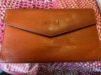 portefeuille Nathan orange, Handtassen en Accessoires, Portemonnees, Gebruikt, Oranje, Leder, Ophalen