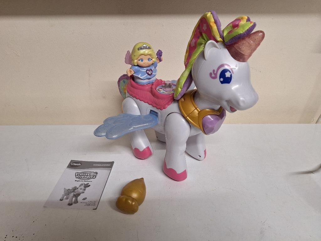 Twinkel de magische eenhoorn - van Vtech vrolijke vriendjes, Kinderen en Baby's, Speelgoed | Vtech, Zo goed als nieuw, 2 tot 4 jaar